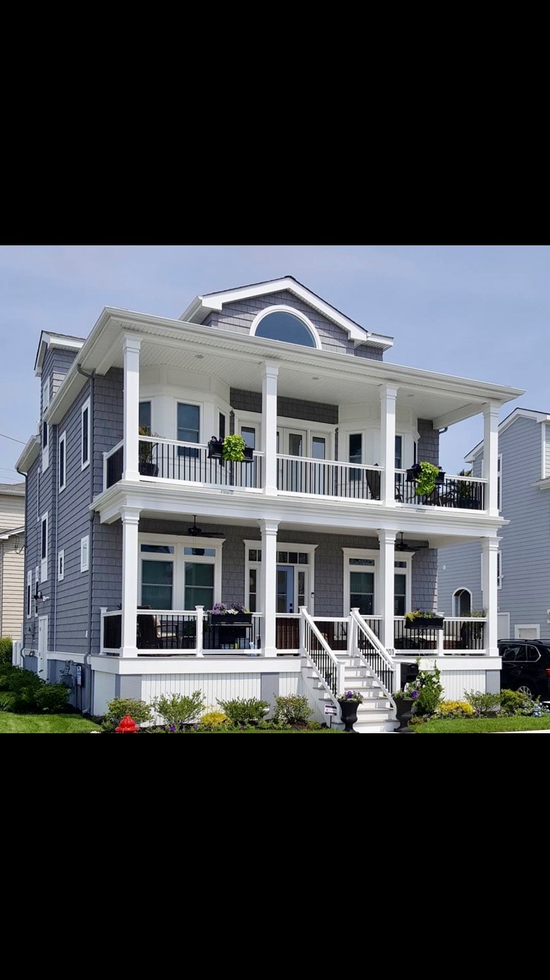 Custom Shore colonial home — Cole James Builders NJ
