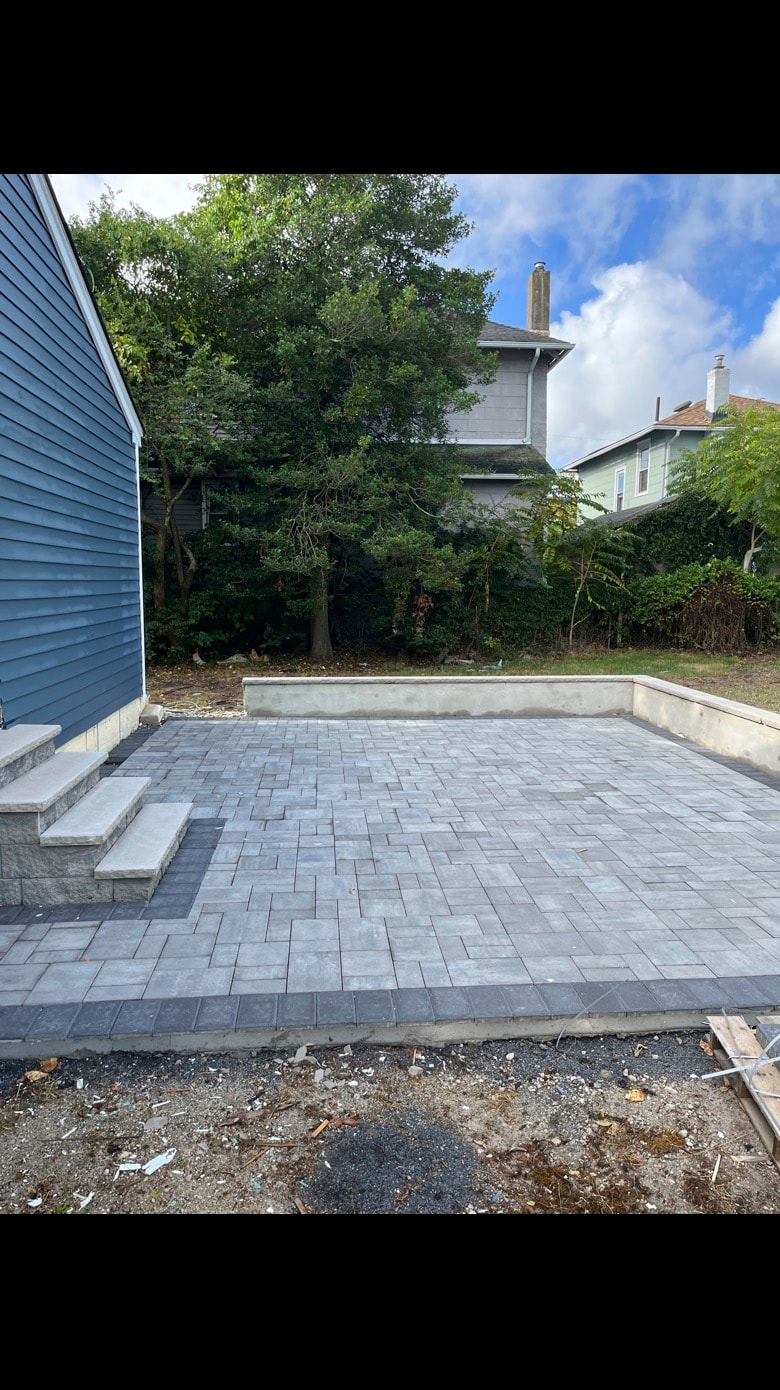 Custom paver patio — Cole James Builders NJ